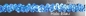 Preview: Elastisches Paillettenband  Holo blau